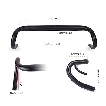 ロードバイク ドロップハンドル ハンドルバー まとめ売り Amazon.co.jp: ロードバイク ドロップ ハンドル 31.8mm カーボン